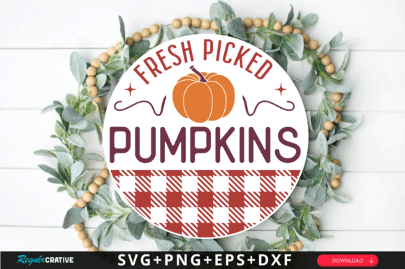 Download Fresh Picked Pumpkins SVG Design - Premium Resources