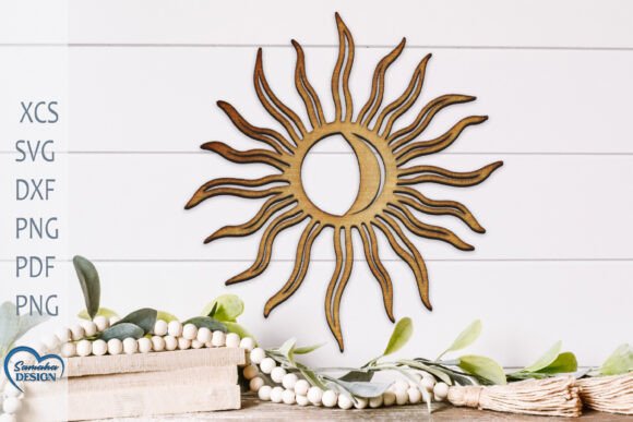 Download Sun and Moon SVG. Home Decor Lazer Cut - Moon Collection
