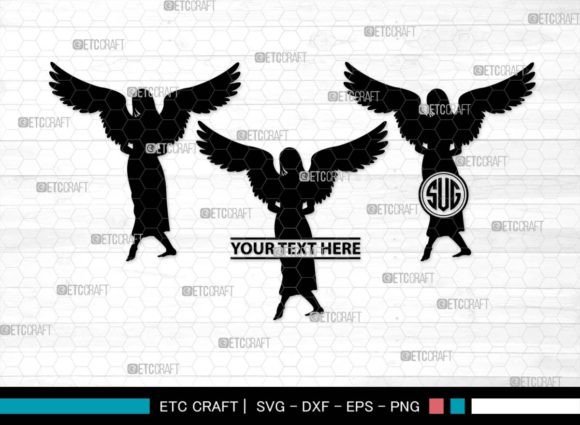 Download Fairy Monogram, Mystical Fai Silhouette - Fairy monogram Collection