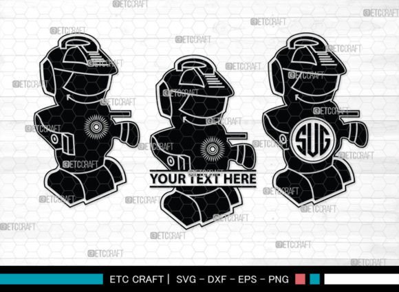 Download Robot SVG Monogram, Robot Silhouette - Robot svg Collection