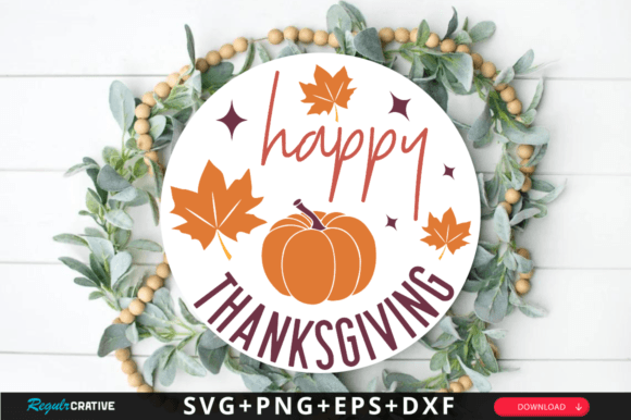 Download Happy Thanksgiving SVG Design - Premium Resources