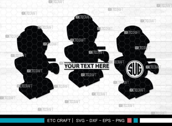 Download Robot SVG Monogram, Robot Silhouette - Robot svg Collection